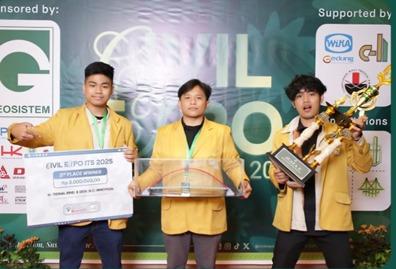 Mahasiswa Teknik Sipil Unsoed Raih Juara 2 di National Bridge Design Competition Civil Expo ITS 2025 dengan Desain Jembatan Mandala
